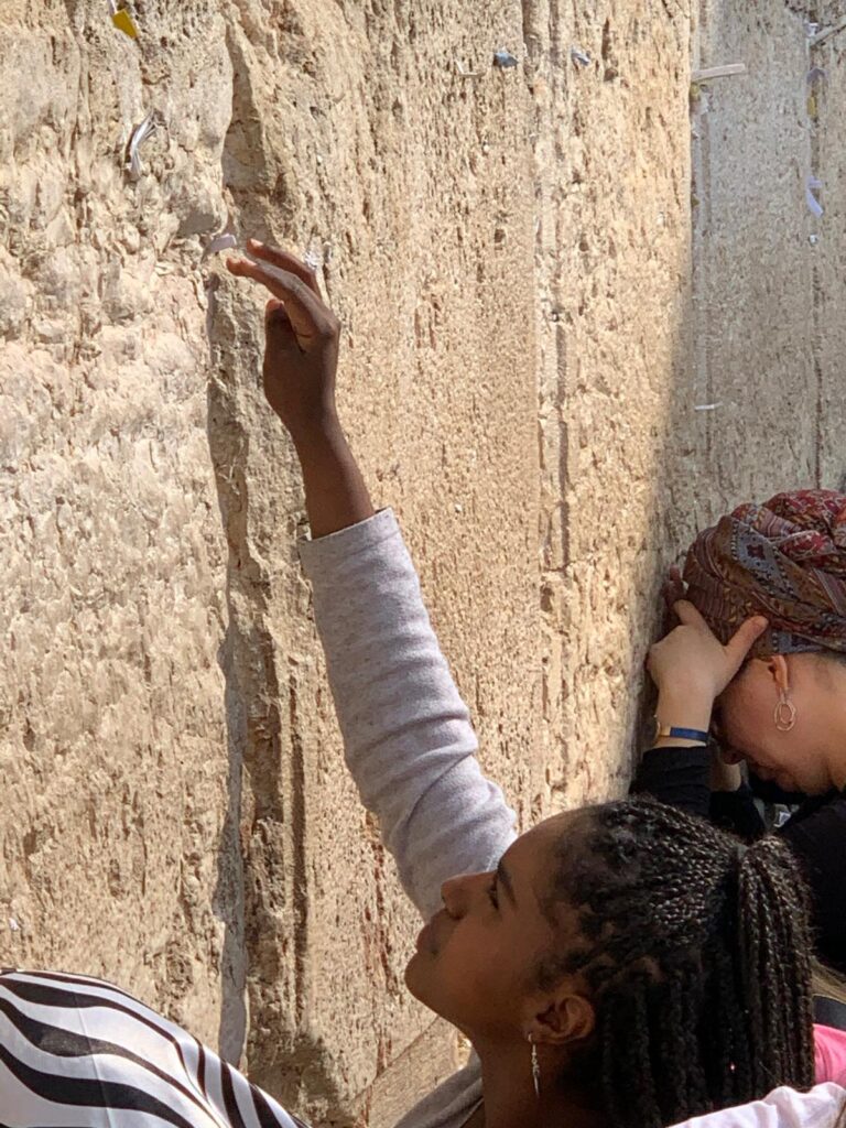 Leah at Western Wall