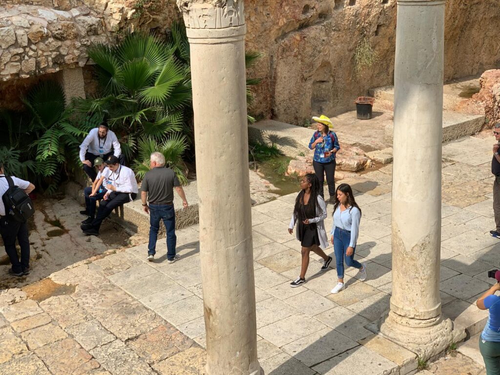 Vee and Leah in Jerusalem
