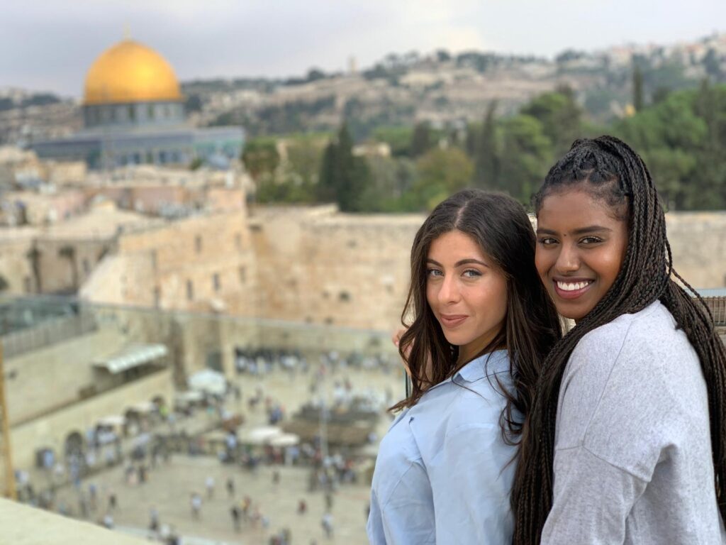 Vee and Leah in Jerusalem 2