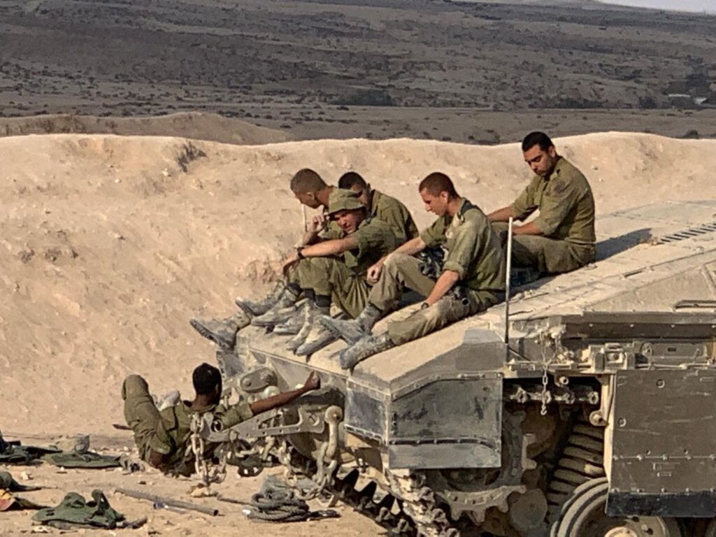 soldiers on Namer 2